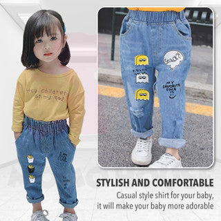 Baby Girl Jeans Baby Boy Pants Seluar Jeans Budak Perempuan Kids Girl Jeans Boy Jeans Kids Boy Jeans Pants Girl Pants