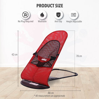 Foldable Baby Balance Chair Rocker Bouncer Chair Buai Lantai