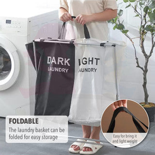 Foldable Laundry Basket Bag Laundry Besar Dirty Laundry Basket Large Cloth Basket Baju Kotor Dobi Bakul Pakaian Kotor洗衣篮