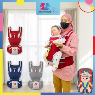 (New Design) Premium Ergonomic Breathable & Adjustable Baby Carrier With Hip Seat and Storage