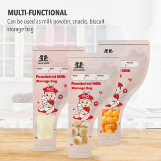 MOMO HOUSE Plastik Simpanan Susu Tepung Disposable Milk Powder Storage Bag Plastik Susu Tepung Milk Powder Bag