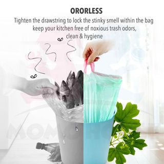 Drawstring Garbage Bag Sampah Bertali Kitchen Garbage Bag Rubbish Bag Plastik Sampah Tali Trash Bag Drawstring Bag