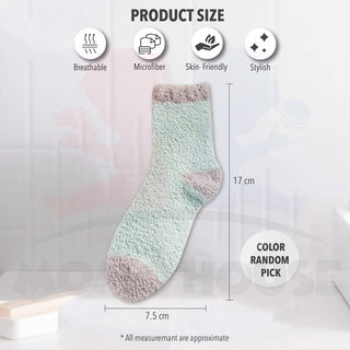 Maternity Socks Stoking Terapi Stoking Pantang Fluffy Sock Ibu Stokin Tebal Ibu Mengandung (MTS)