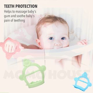 Silicone Baby Teether Glove Food Grade Teether Anti-Biting Gloves