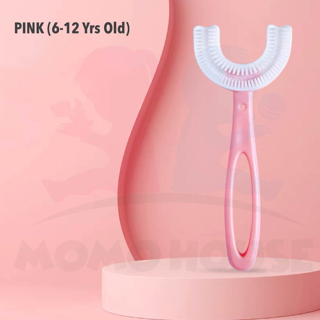 U-Shape Children Toothbrush Kid Toothbrush 360Â° Silicone Kids Toothbrush Gosok Gigi Kanak