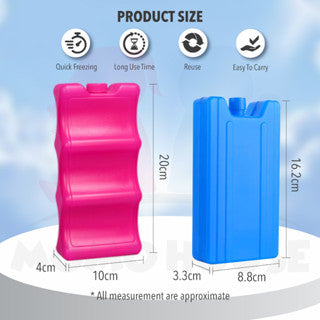 Reusable Ice Brick Ice Block Ice Pack Cooler Milk Storage For Cooler Bag