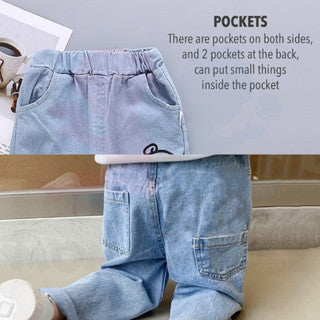 Baby Girl Jeans Baby Boy Pants Seluar Jeans Budak Perempuan Kids Girl Jeans Boy Jeans Kids Boy Jeans Pants Girl Pants