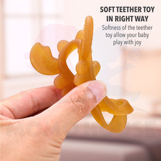 Premium Silicone Baby Teether Crab Design Food Grade Teether Anti-Biting Gloves