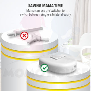 Breast Pump Single-bilateral Switcher Pam Susu Penukar Dua Hala Tunggal Pam Payudara 吸奶器单双边切换器