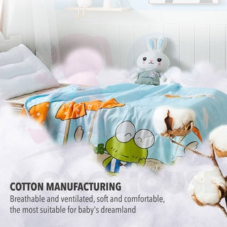 Children Cartoon Cotton Blanket Summer Cool Quilt Baby Nap Children Kids Comforter Selimut Bayi Budak