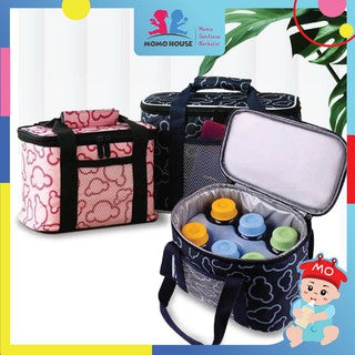 Foldable Cooler Bag For Breastmilk Storage Bag Bottle Feeding Breast Bump