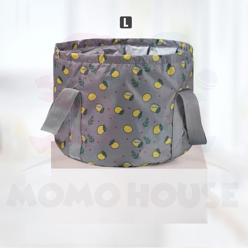 Portable Foot Spa Bucket Up to 80â„ƒ Foldable Foot Soaking Bag Waterproof Basin Basket Bag Rendam Kaki