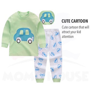 Newborn Pyjamas Baby Sleepsuit Long Sleeve Set Baju Tidur (BM003)