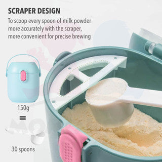 Portable Air Tight Baby Milk Powder Container Bekas Susu Kedap Udara Bekas Susu Milk Powder Box Snack Container