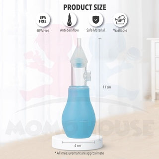 Manual Silicone Nasal Aspirator Infant Nasal Suction Device Nose Cleaning Tool Safety Nose Cleaner Baby Health Care