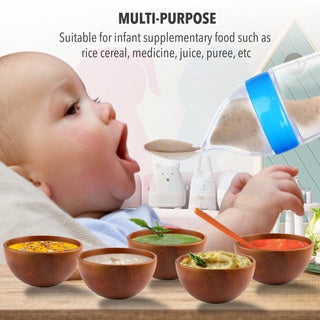 Silicone Baby Food Squeeze Feeder With Spoon Cover Easy Feeder Spoon Sudu Makan Baby Easy Feeder