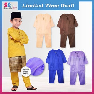 Momo House Baju Raya Budak Lelaki Kanak Kanak Baju Melayu Budak Teluk Belanga (BRB001)