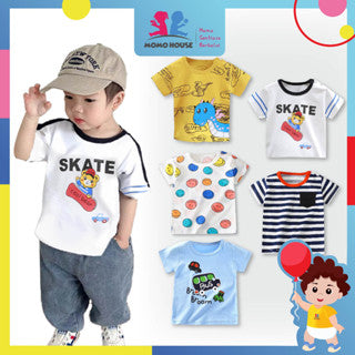 Baju Tshirt Budak Lelaki Baju Lengan Pendek Baby Short Sleeve Shirt Baju Budak Perempuan Clothes Baby Baju Budak Lelaki