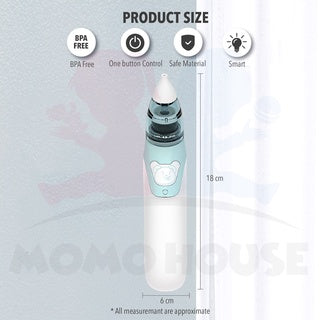 MOMO HOUSE Baby Electric Ear & Nasal Aspirator Ear Nose Cleaner