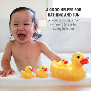 Baby Bath Duckie Family Bath Tub Toys Rubber Squeaky Float Duck