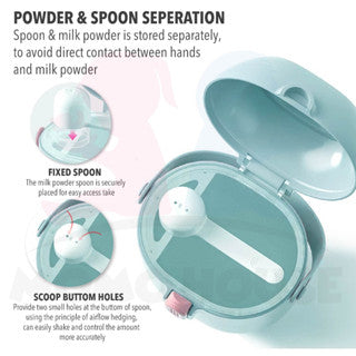 Portable Air Tight Baby Milk Powder Container Bekas Susu Kedap Udara Bekas Susu Milk Powder Box Snack Container