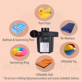 Inflatable Pool Car Bed Swimming Pool Electric Air Pump 220V Outdoor