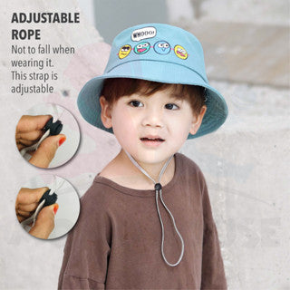 Kids Hat Bucket Cap Baby Hat Topi Budak Kids Hat Beach Topi Pantai Budak Boy Kids Bucket Hat Girl Kids Sun Hat