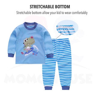 Newborn Pyjamas Baby Sleepsuit Long Sleeve Set Baju Tidur (BM003)