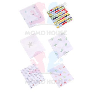 MOMO HOUSE Newborn Baby Muslin Swaddle Kain Bedung Soft Blanket Kain Selimut Napkin Lampin