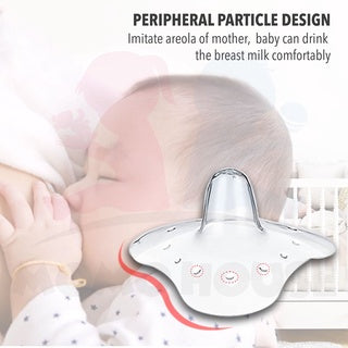 [2 pcs] Natural Fit Silicone Nipple Shield Breastfeeding