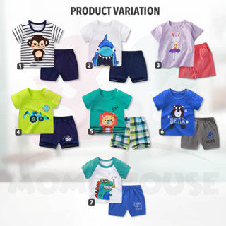 Newborn Baby T Shirt Short Sleeve Set (BM029)