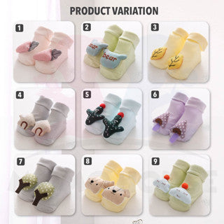 Newborn Sock Baby Cotton Cute 3D Sock Anti-Slip Baby Sock Stokin Bayi Comel 3D ( 3DSOCK )