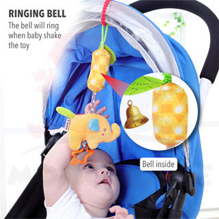 Baby Infant Toys Infant Stroller Bed Cot Crib Hanging Doll Teether Animal Rattles Toys