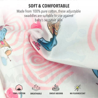 Newborn Baby Cotton Swaddle Soft Blanket Kain Bedung Kain Selimut Kain Tuala