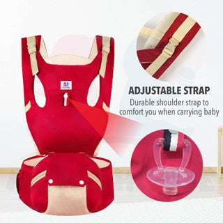 Premium Ergonomic Breathable & Adjustable Baby Carrier With Hip Seat and Storage