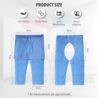 Disposible Maternity Pants Seluar Bersalin Mesra Aurat Preggy Pants Pap Smear Seluar Bersalin Mamapride Ternatea