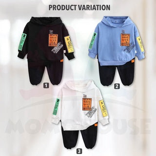 Baby Boy Stylish Design Hoodie with Long Sleeve Hood Baju Bayi ( MYB045 )