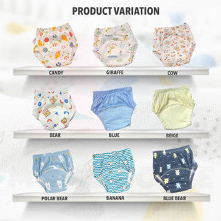 Baby Training Pants Reusable Diapers Leak-proof Waterproof Toddler Kid Potty Learning Pants Seluar Bayi