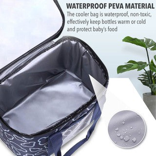 Foldable Cooler Bag For Breastmilk Storage Bag Bottle Feeding Breast Bump