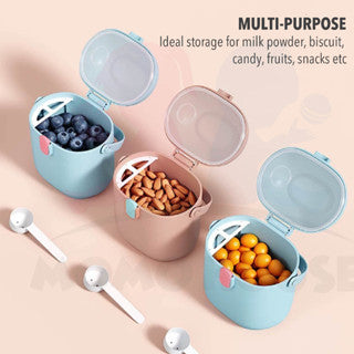 Portable Air Tight Baby Milk Powder Container Bekas Susu Kedap Udara Bekas Susu Milk Powder Box Snack Container