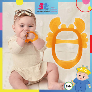 Premium Silicone Baby Teether Crab Design Food Grade Teether Anti-Biting Gloves