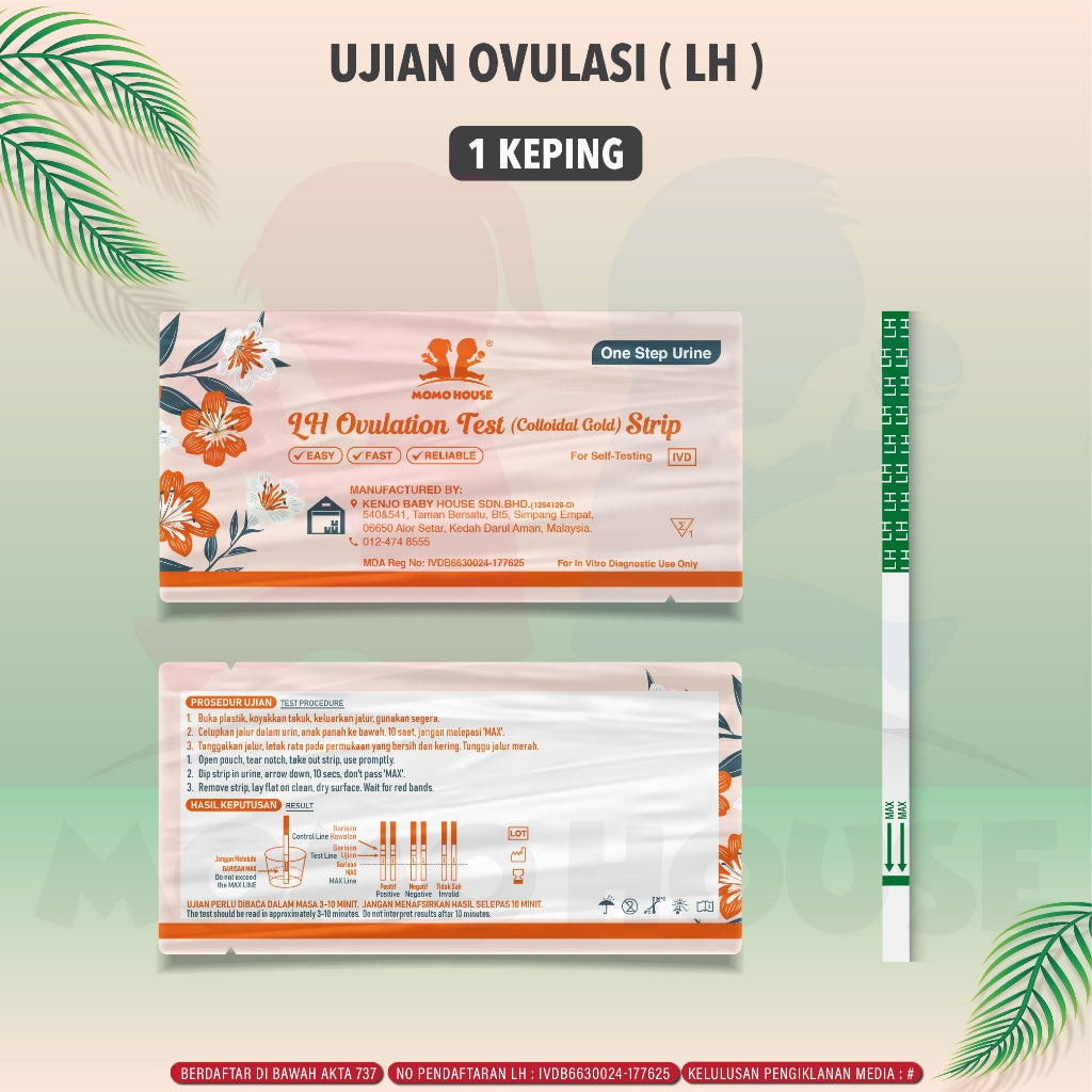 (MDA Approved) HCG Pregnancy Test Kit Test Pregnant Test Urine Pregnancy Test Ovulation Test Strip Ovulation Test Kit