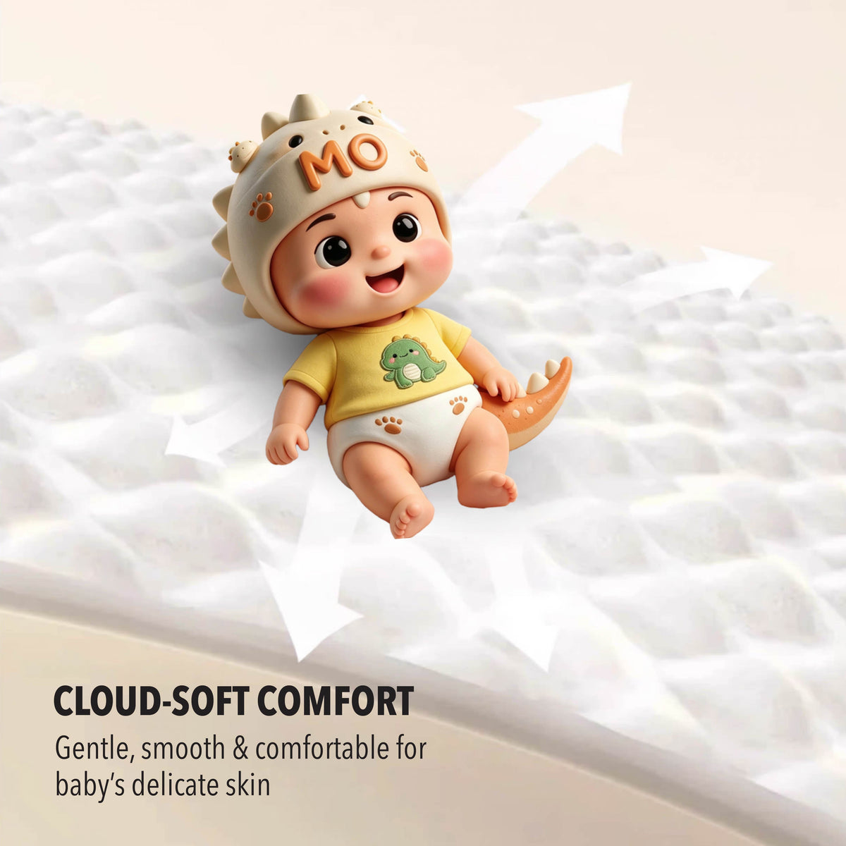 Momo House Momo AirDry Pants Lampin Pakai Buang Jenis Seluar Super Lembut Untuk Kanak-Kanak Diaper Pants Kids Super Soft Popok Bayi Bernafas Nyaman untuk Keseharian