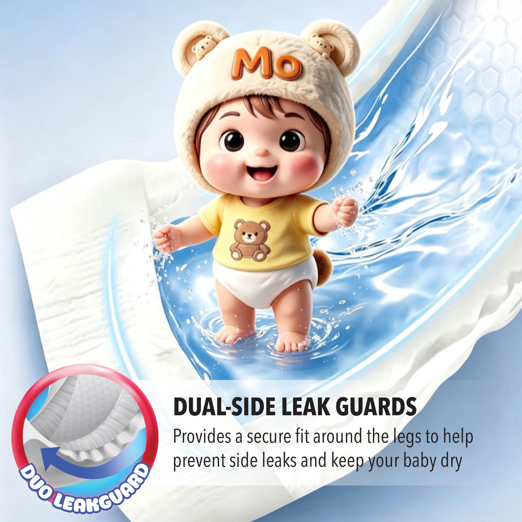 Momo House Momo AirDry Pants Lampin Pakai Buang Jenis Seluar Super Lembut Untuk Kanak-Kanak Diaper Pants Kids Super Soft Popok Bayi Bernafas Nyaman untuk Keseharian