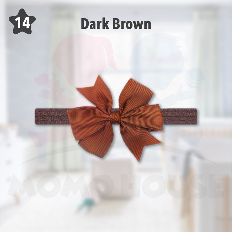 Baby Girls Nylon Hair Bows Elastic Headband Fashion Hair Accessories for Kids Infants Toddlers