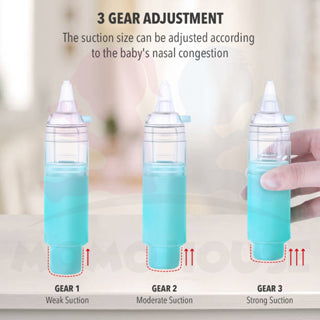 Baby Manual Nasal Aspirator Safety Nose Cleaner Baby Penyedut Hidung Bayi Vacuum Nose Mucus Suction Sedut Hingus Baby