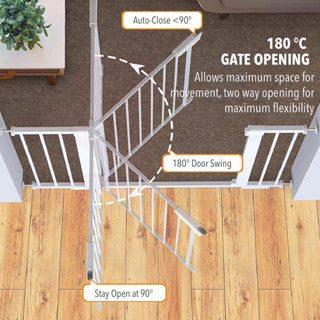 Baby Safety Gate Door Fence Baby Safety Gate Auto Lock For Gate Fit Various Size Pagar Baby