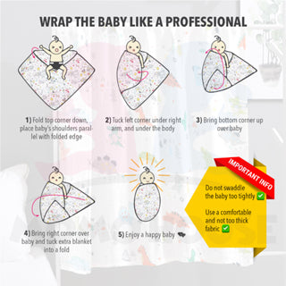 Newborn Baby Muslin Swaddle Soft Blanket Kain Bedung Kain Selimut Napkin Lampin - Premium Quality