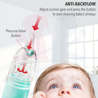 Baby Manual Nasal Aspirator Safety Nose Cleaner Baby Penyedut Hidung Bayi Vacuum Nose Mucus Suction Sedut Hingus Baby