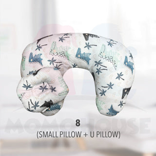 Newborn Baby Breastfeeding U-Shaped Cotton Maternity Head Support Pillow Bantal Menyusu